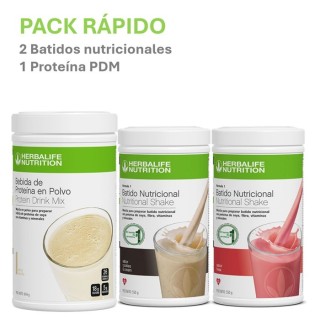 Pack Rápido Herbalife - Control de Peso (2 F1 + 1 PDM) | Perú