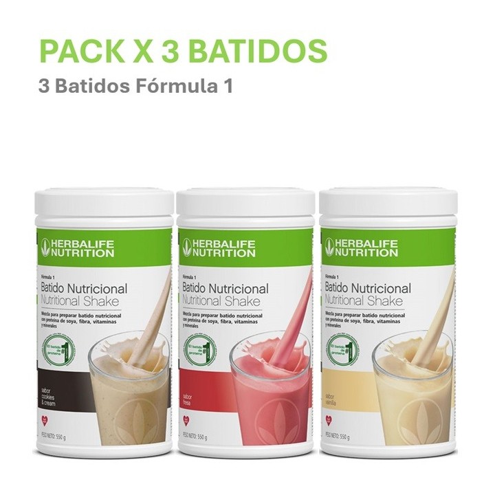 Trío de Batidos Herbalife - Ahorro en Reposición