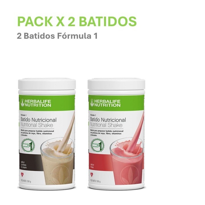 Dúo de Batidos F1 Herbalife - Sabores a Elección