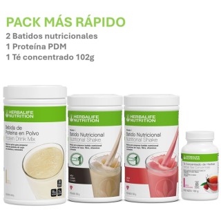 Pack Más Rápido Herbalife - Con Té de Hierbas 102g | Herbalpedidos